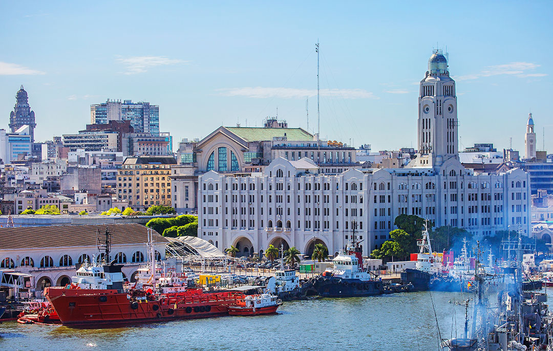 harbor in montevideo, uruguay