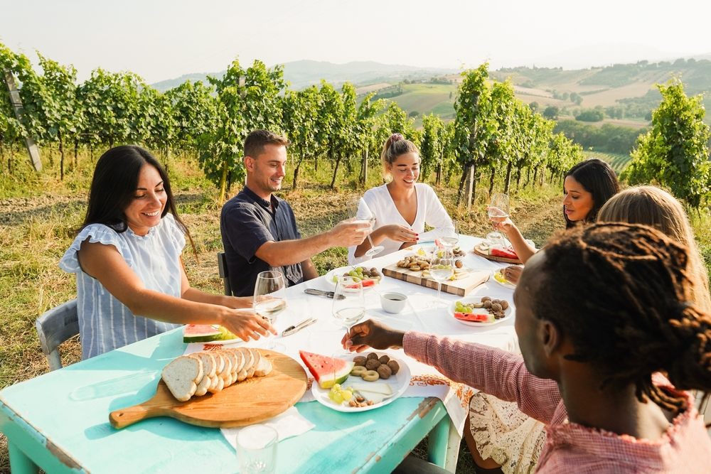 friends eating south africa