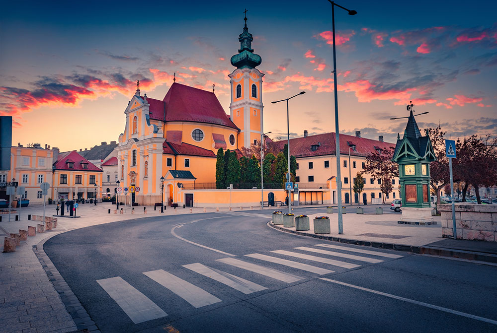 cityscape of Gyor 