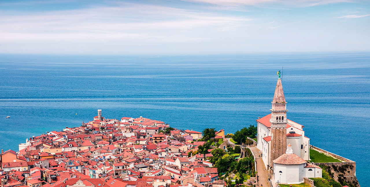 Slovenia Digital Nomad destination, Piran on the Adriatic piran on the adriatic